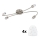Eglo - Faretto LED MY CHOICE 4xE14/4W/230V cromo opaco/bianco