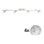 Eglo - Faretto LED MY CHOICE 4xE14/4W/230V  cromo opaco/bianco/nero