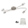 Eglo - Faretto LED MY CHOICE 4xE14/4W/230V cromo opaco/color crema