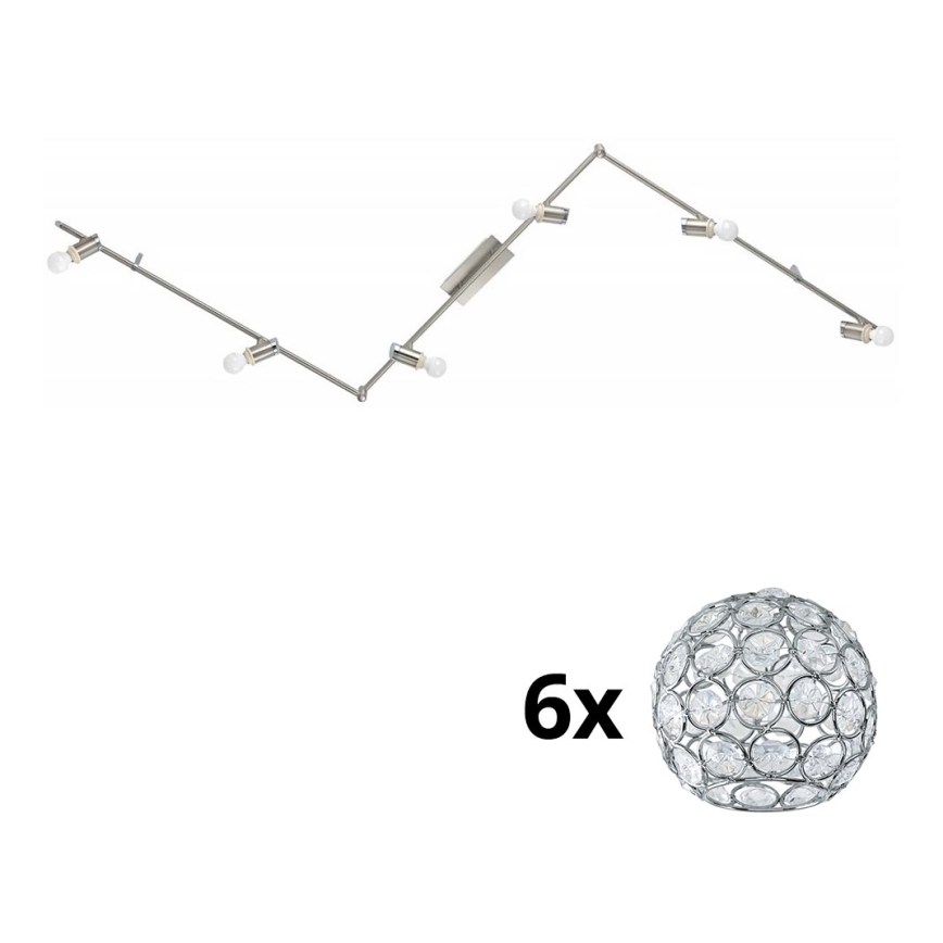 Eglo - Faretto LED MY CHOICE 6xE14/4W/230V cromo opaco