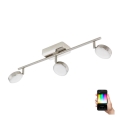 Eglo - Faretto LED RGB CORROPOLI-C 3xLED/5W/230V