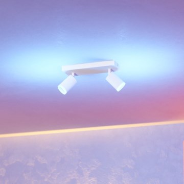 Eglo - Faretto LED RGBW dimmerabile 2xLED/3,7W/230V 2700-6500K bianco