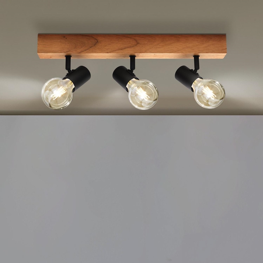 Eglo - Faretto TOWNSHEND 3xE27/60W/230V - FSC certificato