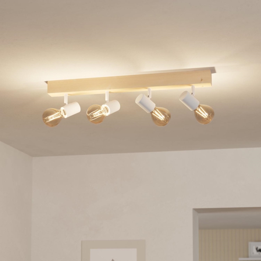 Eglo - Faretto TOWNSHEND 4xE27/60W/230V - FSC certificato