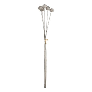 Eglo - Fiore artificiale 58,5 cm argento