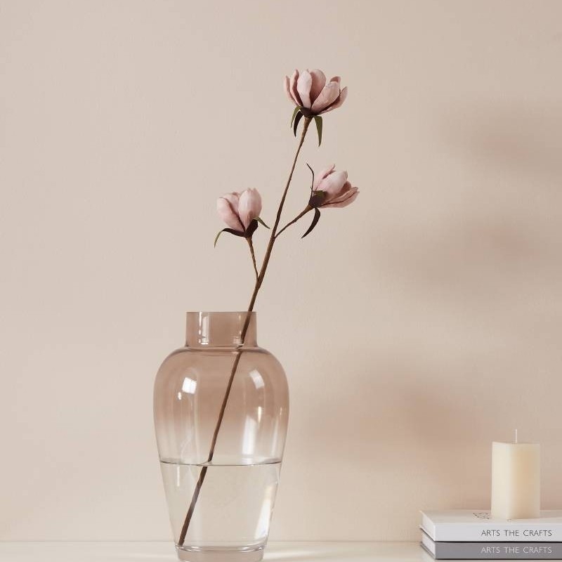 Eglo - Fiore artificiale 65 cm rosa