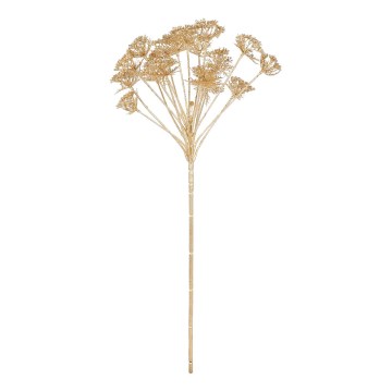 Eglo - Fleur artificielle 56 cm doré