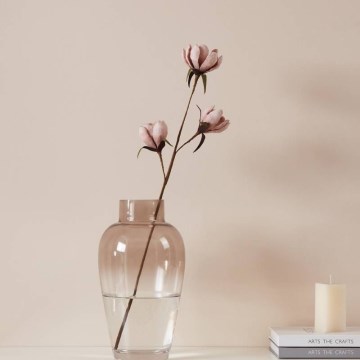 Eglo - Fleur artificielle 65 cm rose
