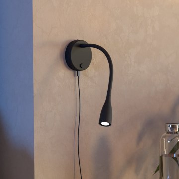 Eglo - Flexible LED-Wandleuchte mit USB LED/3,8W/230V schwarz