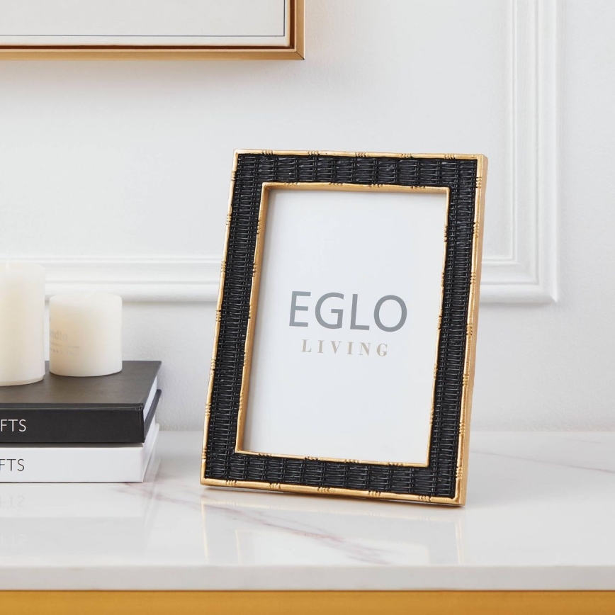 Eglo - Fotorahmen 13x18 cm schwarz/golden