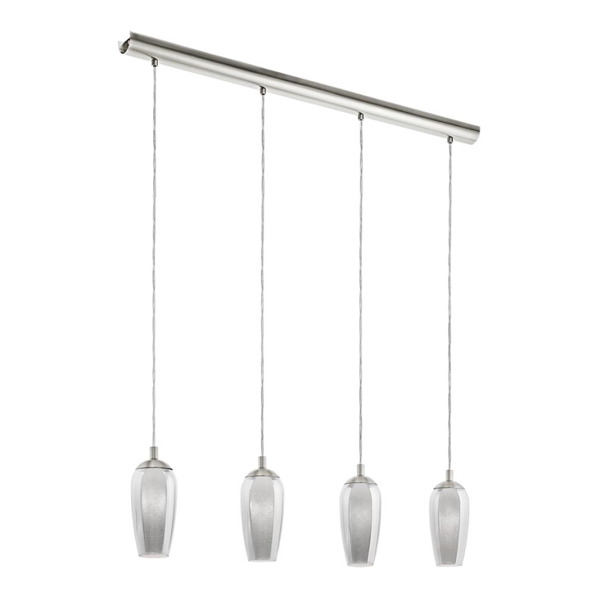Eglo - Paralume di ricambio per lampadario FARSALA G9 grigio