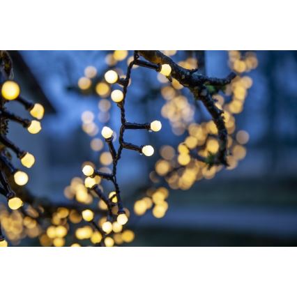 Eglo - Guirlande LED de Noël extérieure 700xLED/8 fonctions 19m IP44 blanc chaud