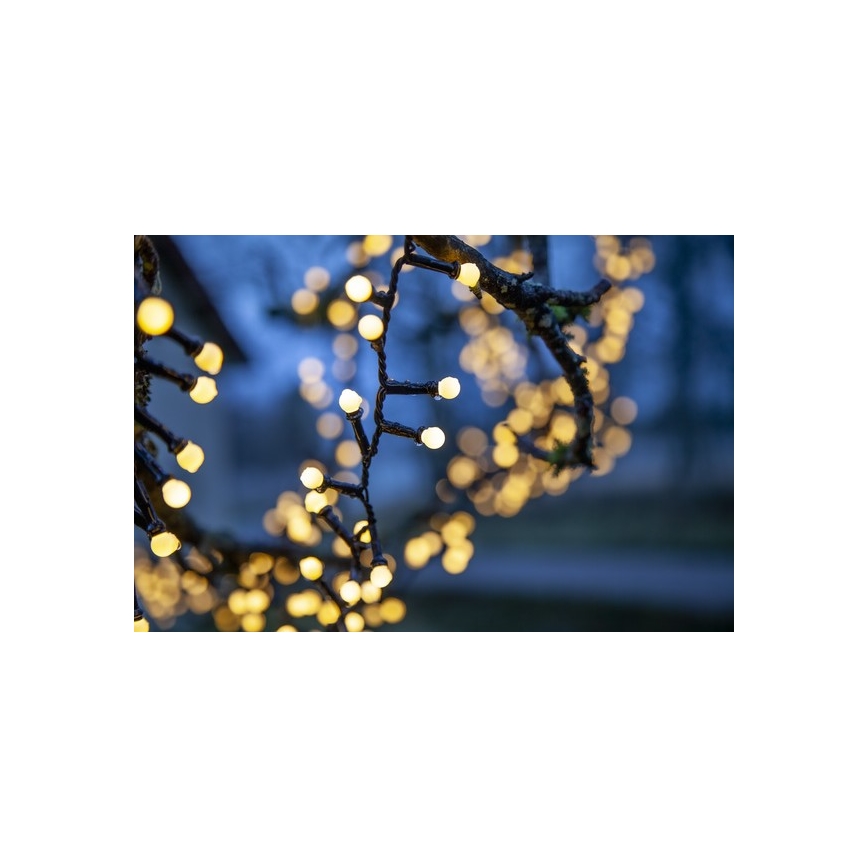 Eglo - Guirlande LED de Noël extérieure 700xLED/8 fonctions 19m IP44 blanc chaud
