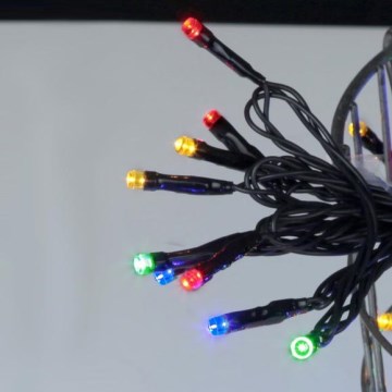 Eglo - Guirlande lumineuse extérieure de Noël 160 DEL, 26 m, IP44, multicolore
