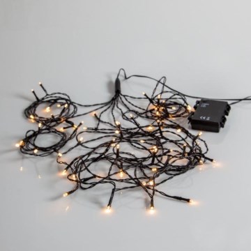Eglo - guirlande lumineuse LED extérieure 64 LED/1 fonction 2,7 m IP44 blanc chaud