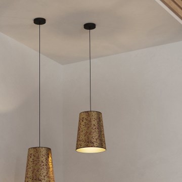 Eglo - Hängeleuchte 1xE27/25W/230V golden/rosa