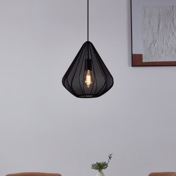 Eglo - Hängeleuchte 1xE27/40W/230V d 33,5 cm schwarz