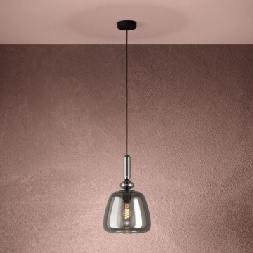 Eglo - Hängeleuchte 1xE27/40W/230V rauchig