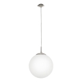 EGLO - Hängeleuchte 1xE27/60W/230V d 30 cm weiß