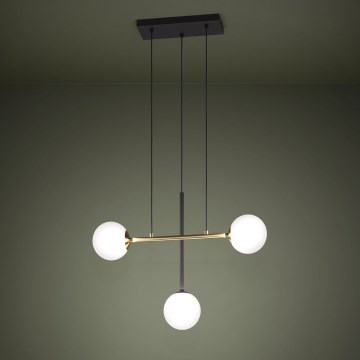 Eglo - Hängeleuchte 3xE14/40W/230V golden/schwarz