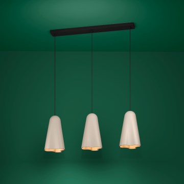 Eglo - Hängeleuchte 3xE27/40W/230V beige