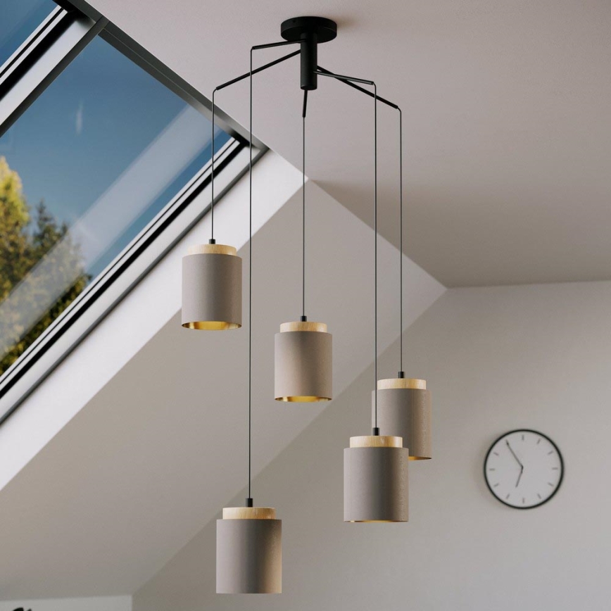 Eglo - Hängeleuchte 5xE27/40W/230V Spinne