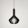 Eglo - Hängeleuchte an Kabel 1xE27/40W/230V Ø 38 cm schwarz