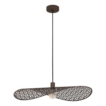 Eglo - Hängeleuchte an Kabel 1xE27/60W/230V Ø 80 cm bronzefarben