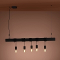 Eglo - Hängeleuchte TOWNSHEND 5xE27/40W/230V schwarz