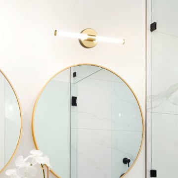Eglo - Illuminazione a LED per specchio da bagno/7,5W/230V 3000/4000/6500K 45 cm IP44 dorata