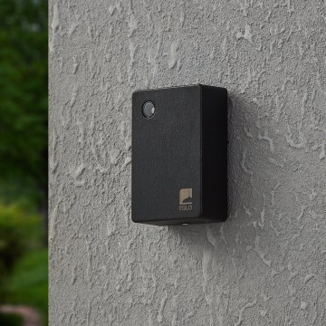 Eglo - Interrupteur crépusculaire 2-100 lux noir IP44