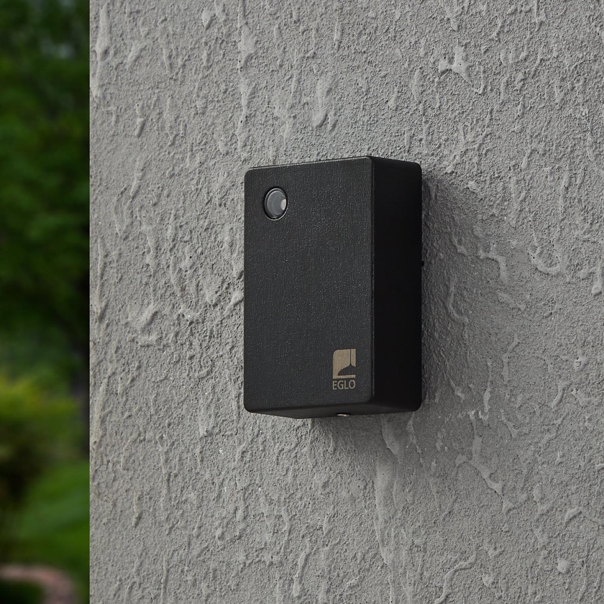 Eglo - Interrupteur crépusculaire 2-100 lux noir IP44