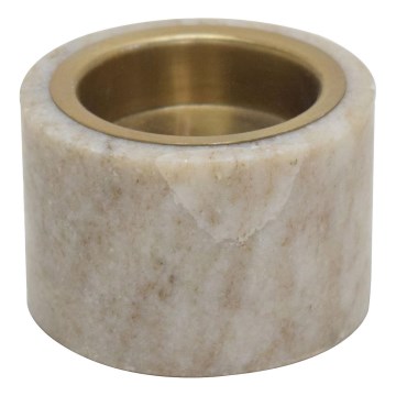 Eglo - Kerzenleuchter 4x6 cm Marmor/beige