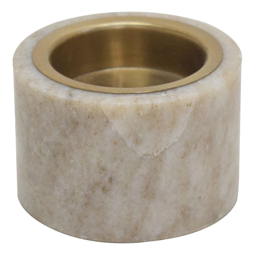 Eglo - Kerzenleuchter 4x6 cm Marmor/beige