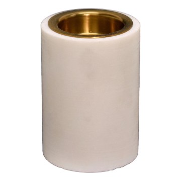 Eglo - Kerzenleuchter 8,5x6 cm Marmor/weiß