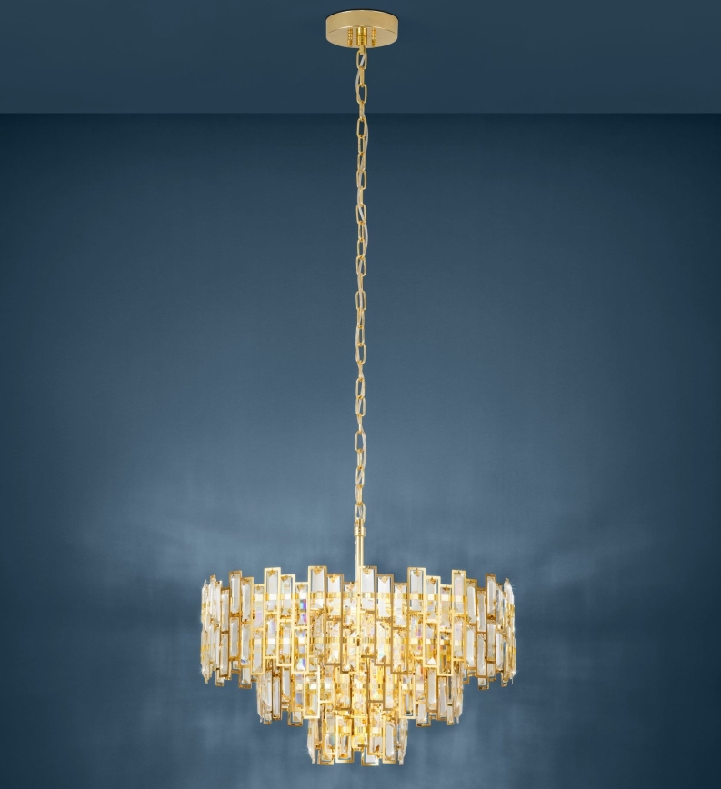 Eglo - Kronleuchter an Kette 10xE14/25W/230V T. 63 cm