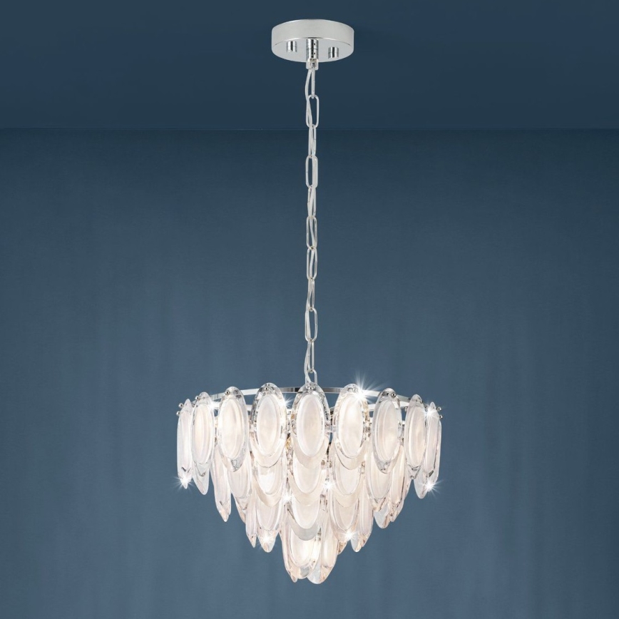 Eglo - Kronleuchter an Kette 7xE14/40W/230V