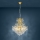 Eglo - Kronleuchter an Kette FENOULLET 5xE14/25W/230V gold