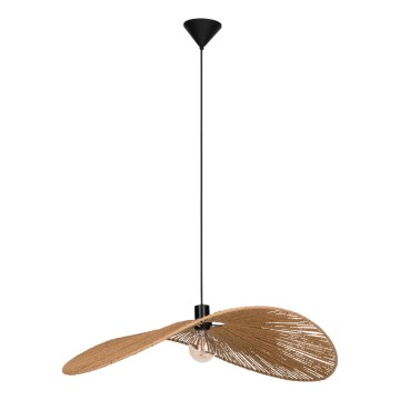 Eglo - Lampada a sospensione con cavo 1xE27/42W/230V 80 cm marrone/nero