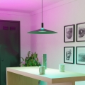 Eglo - Lampada a sospensione LED RGBW dimmerabile con cavo LED/15,5W/230V 2700-6500K nero