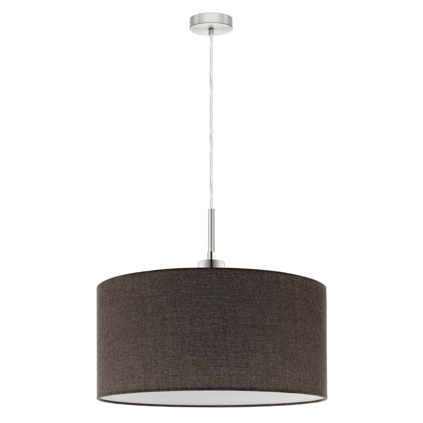 Eglo - Lampada a sospensione LED su cavo TUNJA 1xE27/60W/230V marrone