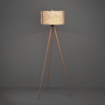 Eglo - Lampada con piedistallo 1xE27/25W/230V beige