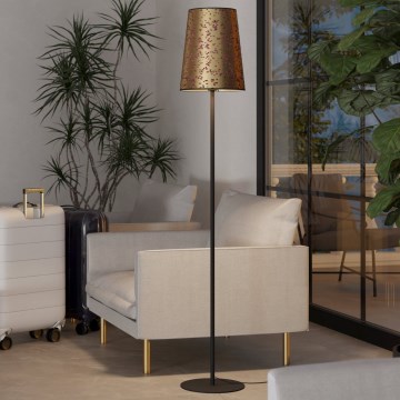 Eglo - Lampada con piedistallo 1xE27/25W/230V oro/rosa