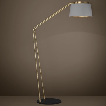 Eglo - Lampada con piedistallo 1xE27/40W/230V grigio/oro