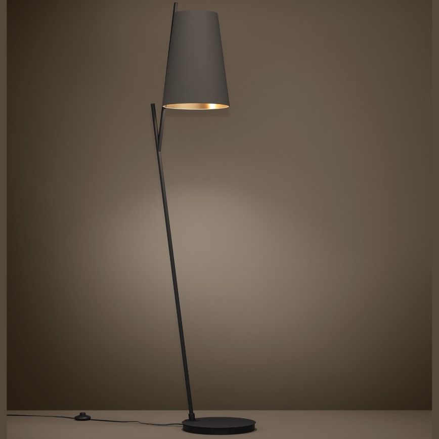Eglo - Lampada con piedistallo 1xE27/40W/230V marrone