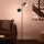 Eglo - Lampada con piedistallo 2xE27/28W/230V nero