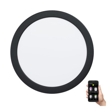 Eglo - Lampada da incasso per bagno dimmerabile a LED/16,5W/230V IP44 Ø 21,6 cm