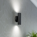 Eglo - Lampada da parete 2xGU10/5W/230V nera