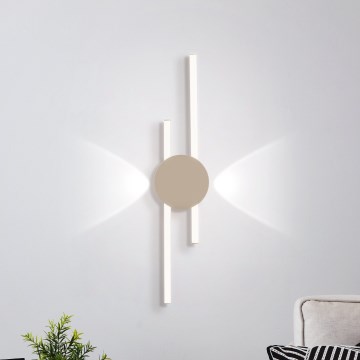 Eglo - Lampada da parete a LED 20W/230V + LED 0,91W beige