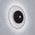 Eglo - Lampada da parete ricaricabile LED RGBW dimmerabile con sensore di movimento e sensore crepuscolare, LED/5V 2000 mAh, nero + telecomando